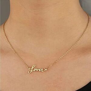 Lover Gold Necklace